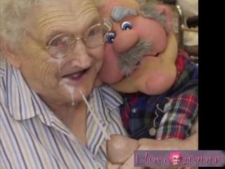 Granny Gets ginormous facial cumshot popshot