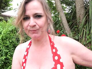 AuntJudysXXX - huge-chested 46yo amateur milf Nel bj's Your man sausage & Lets You pound Her (POINT OF VIEW)